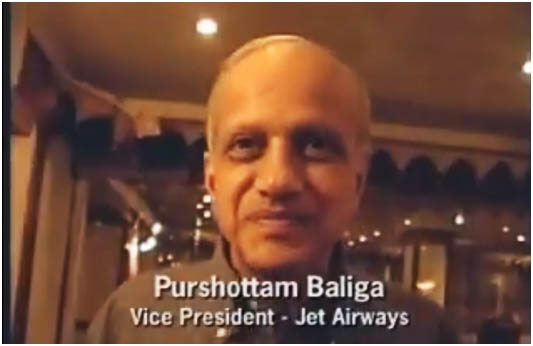 CLICK Here : Purshottam Baliga - President - Jet Airways