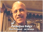 Ex. Vice President of Jet Airways, Mr. Purushottam Baliga speaks !